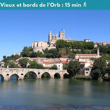 Appartamento Charmant Studio Climatise 'Alma 1' - Beziers Centre - Wifi Fibre - Netflix Esterno foto